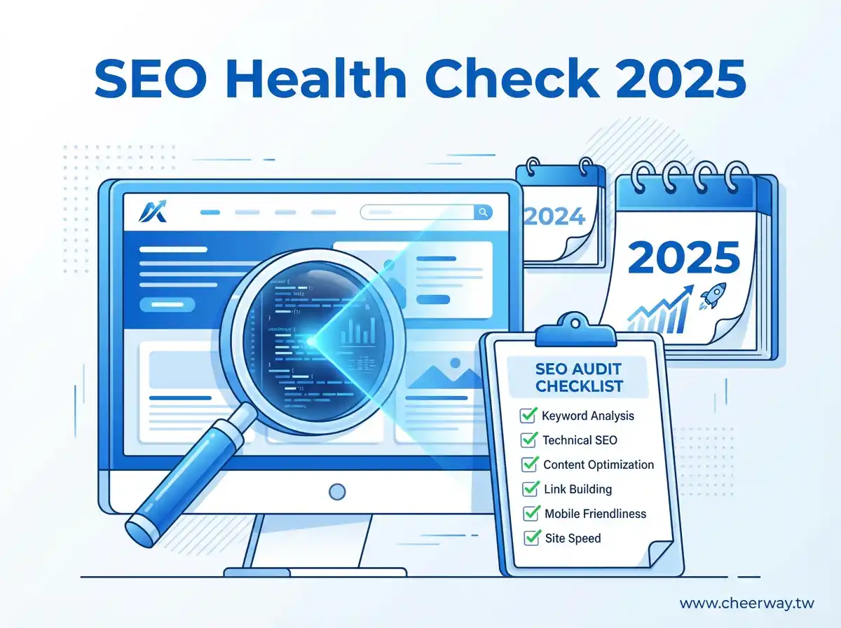 網站SEO健檢終極指南：2025年自我查核清單與實用教學