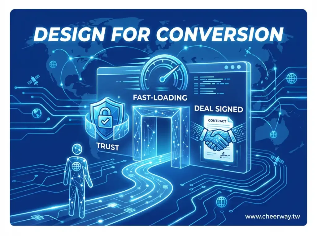 B2B網站頁面設計全攻略：不只好看更要讓國外買家敢下單的5大關鍵