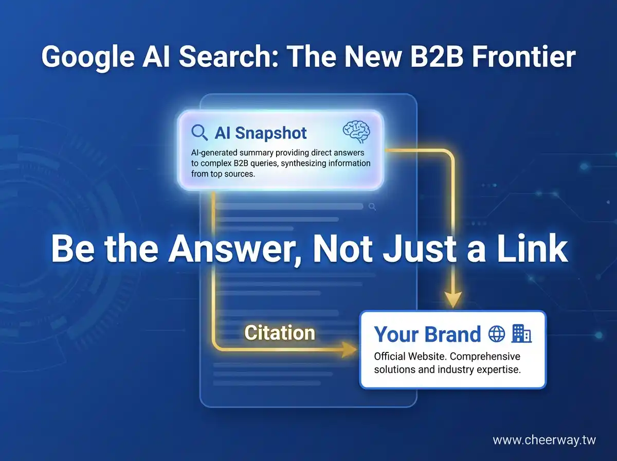 Google AI搜尋！B2B官網卡位戰