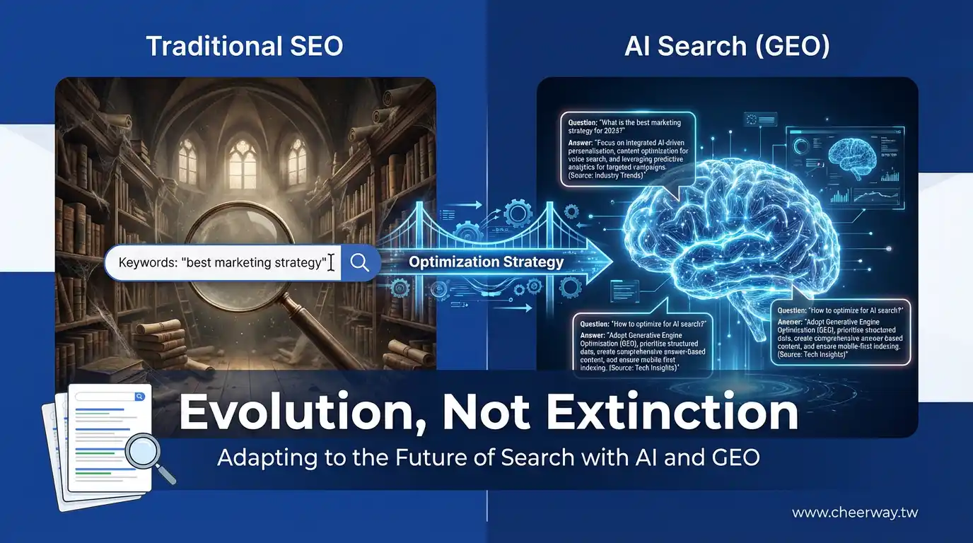 SEO會被AI取代嗎？GEO優化是關鍵！