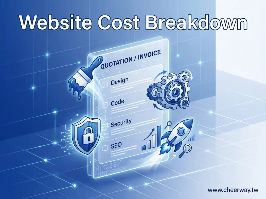 WordPress網頁設計費用大揭密！2026報價全攻略