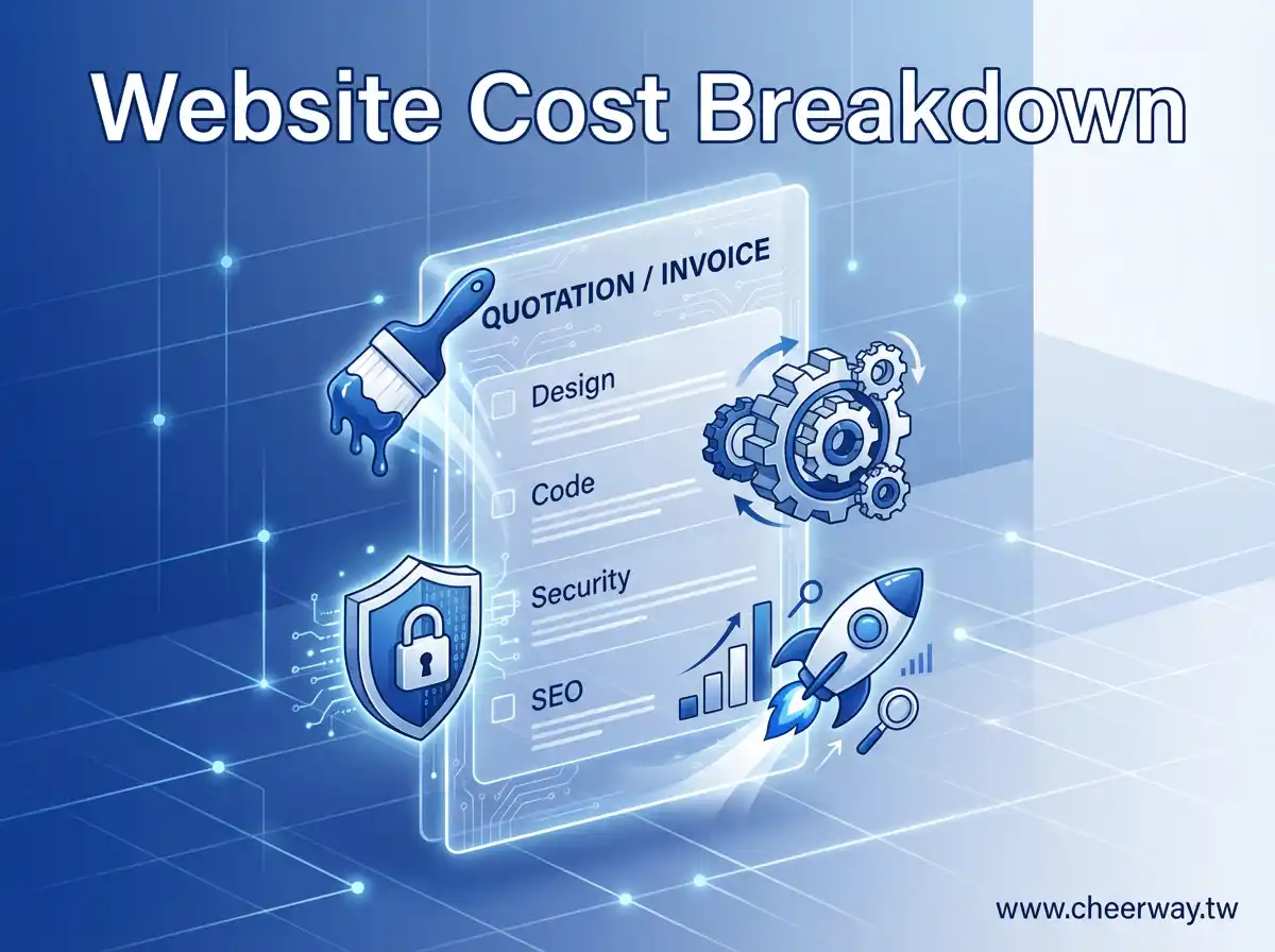 WordPress網頁設計費用大揭密！2026報價全攻略