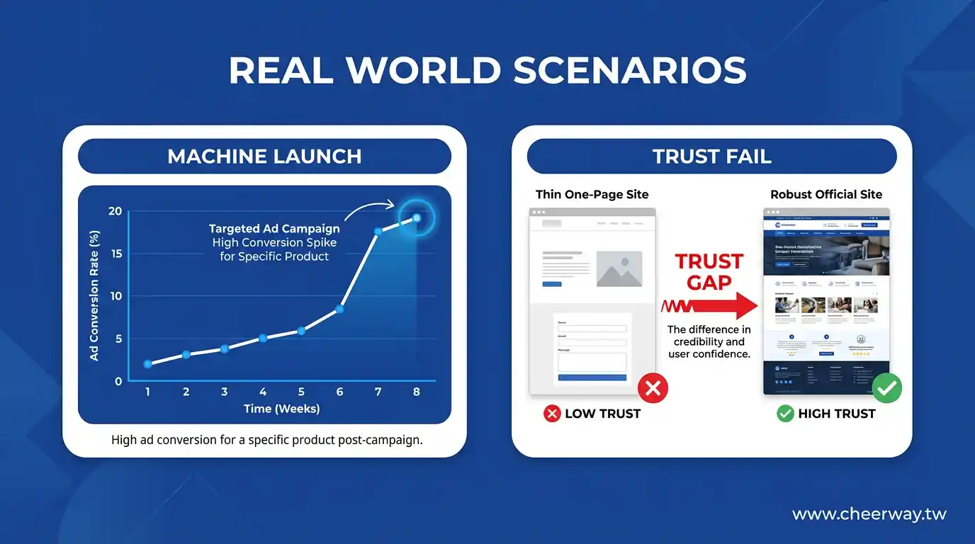 一頁式網頁！B2B獲客神隊友還是雷？