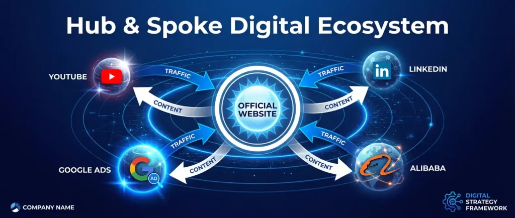 外銷訂單哪裡來？5大獲客渠道深度解析：從Alibaba、Google、社群到YouTube與官網的終極戰略