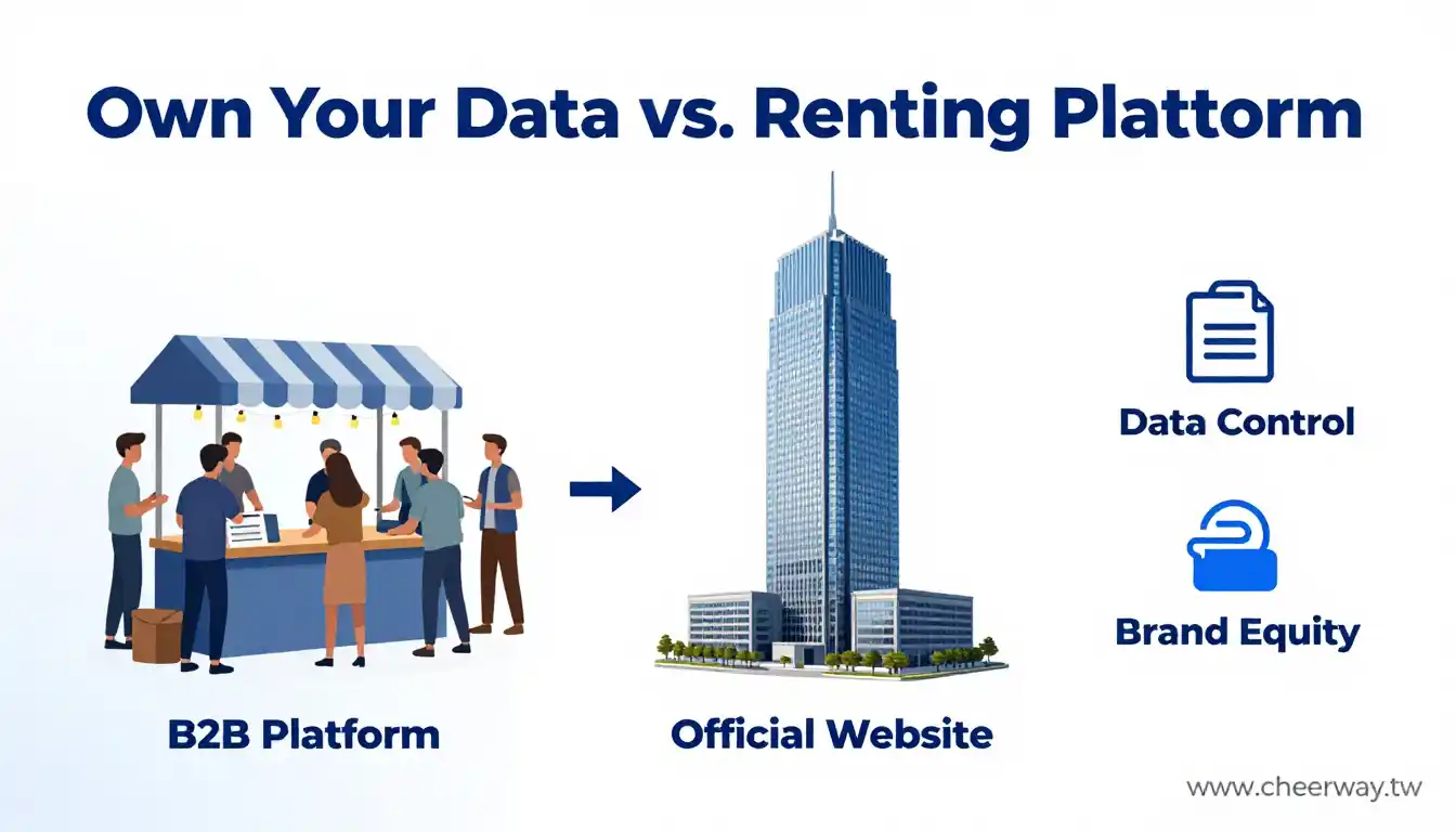 架設網站！B2B數位轉型第一步