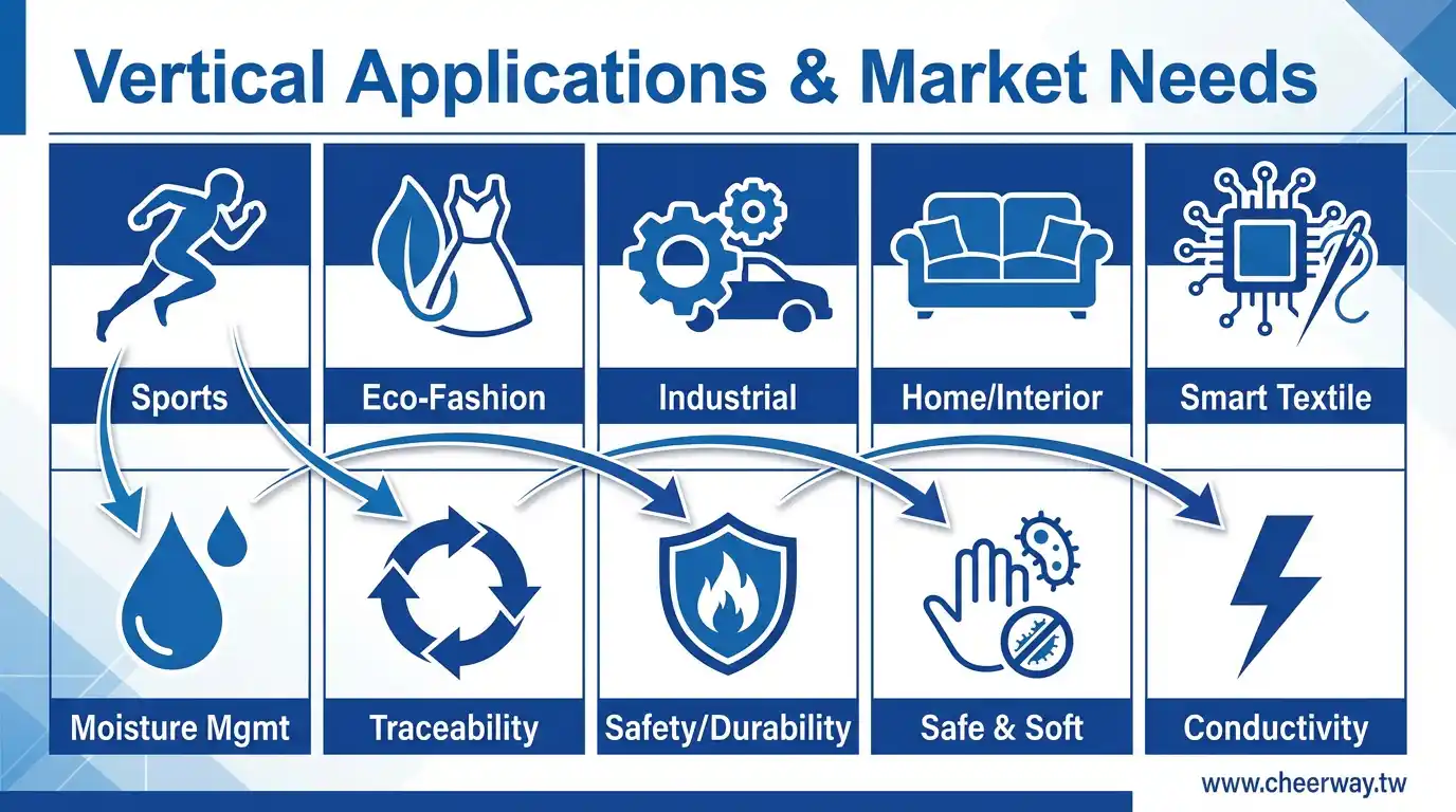 紗線纖維產業數位行銷，織造永續未來