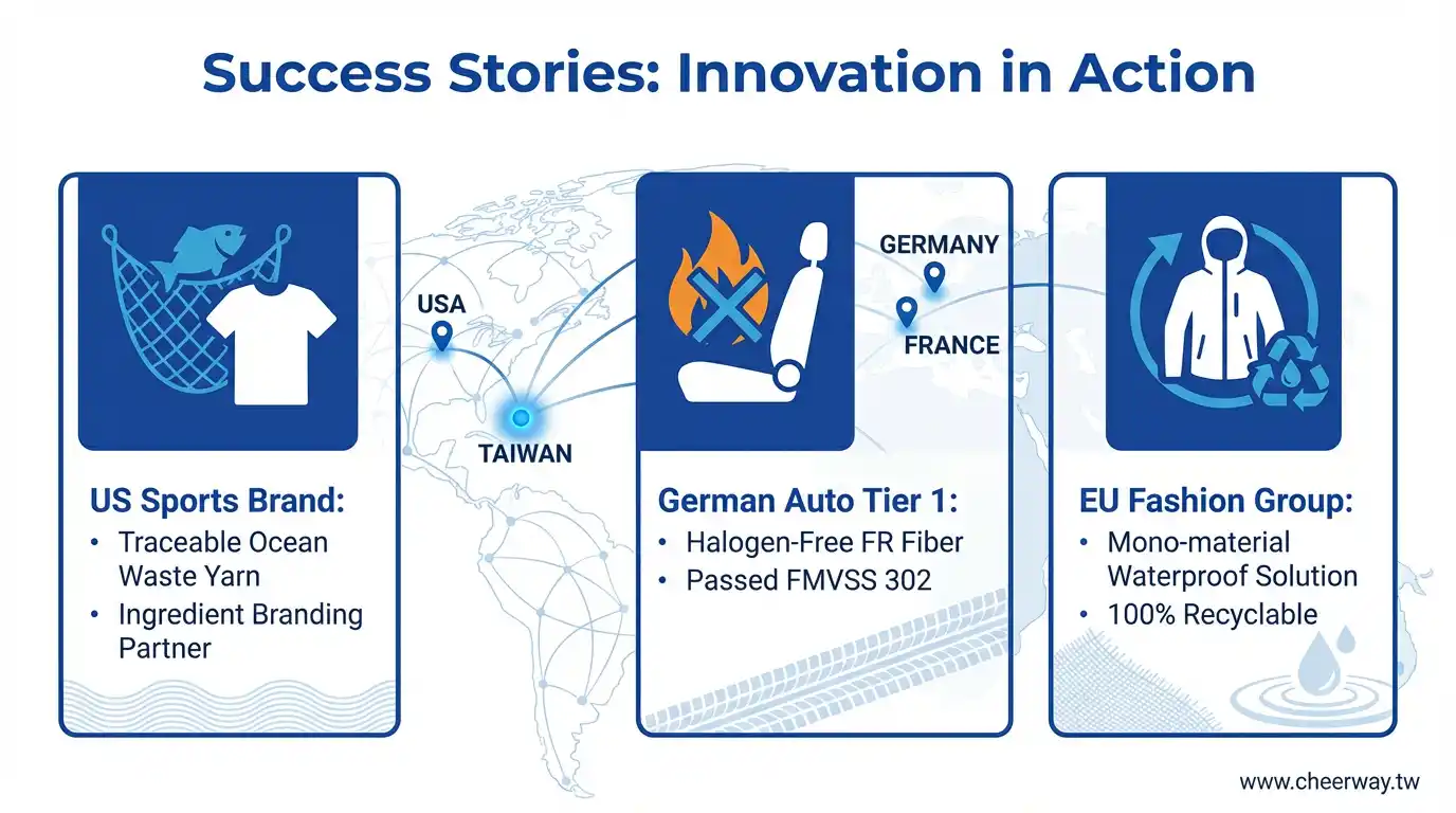 紗線纖維產業數位行銷，織造永續未來