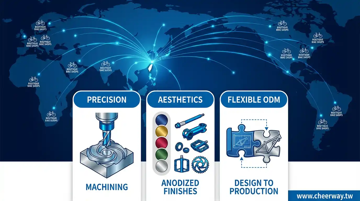 自行車零組件數位行銷，工藝突圍紅海