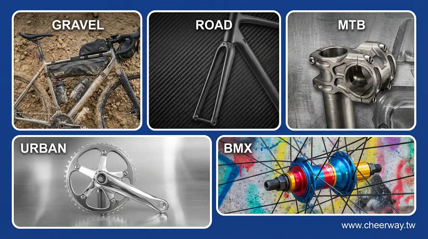 自行車零組件數位行銷，工藝突圍紅海