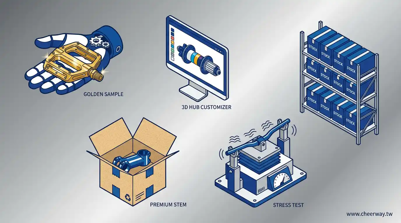 自行車零組件數位行銷，工藝突圍紅海