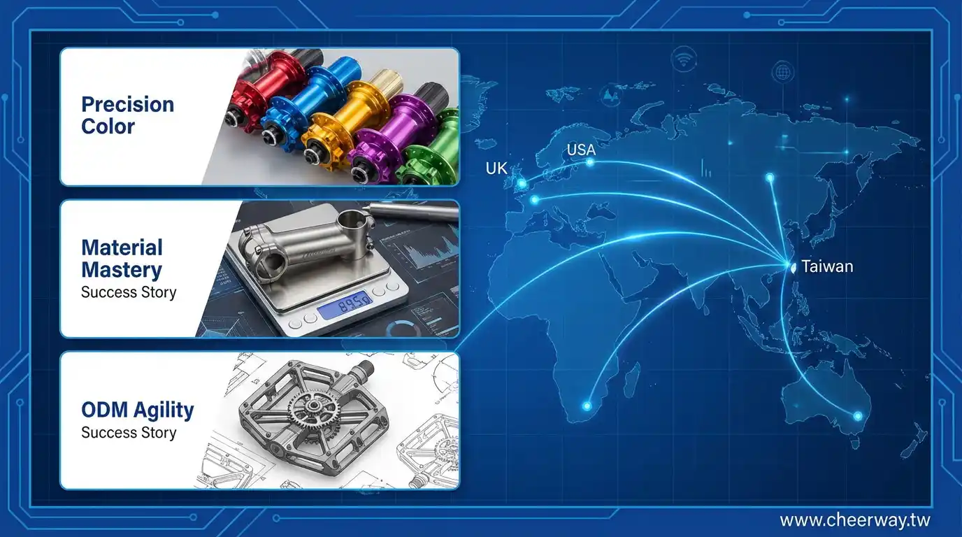 自行車零組件數位行銷，工藝突圍紅海