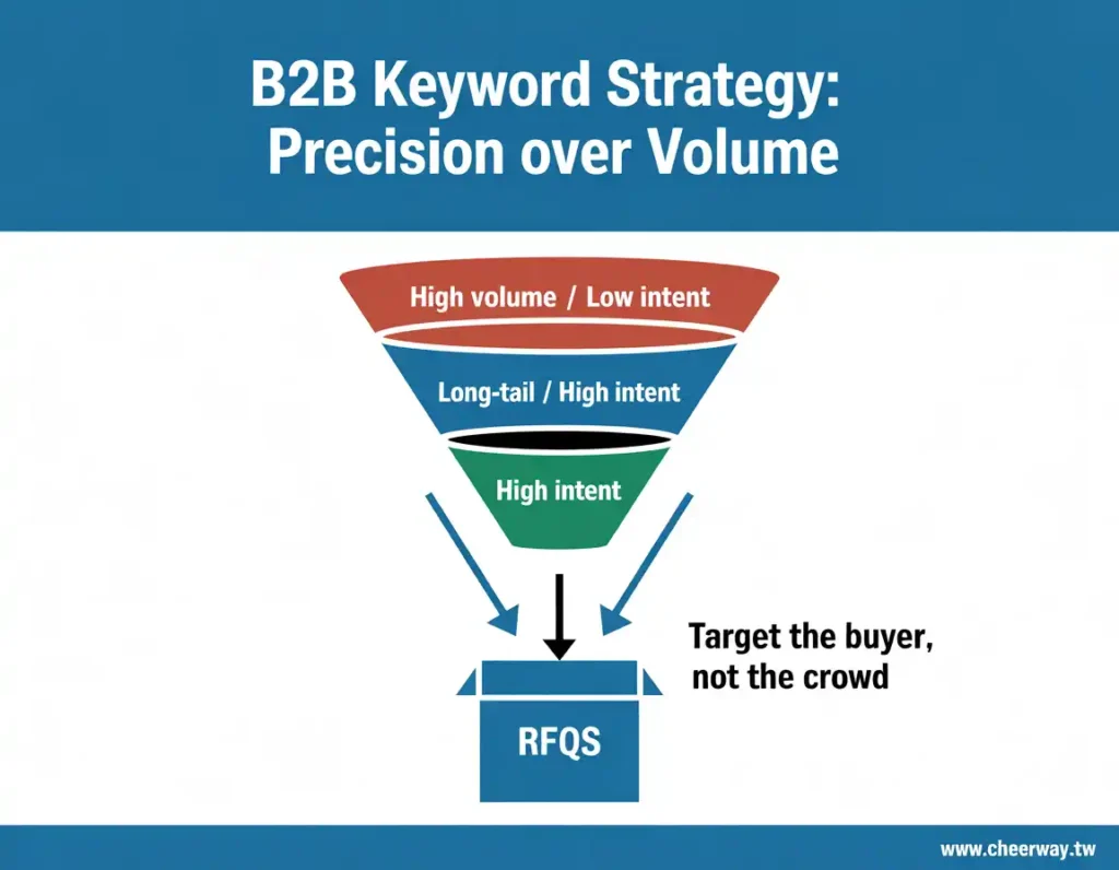 關鍵字操作！B2B精準獲客術