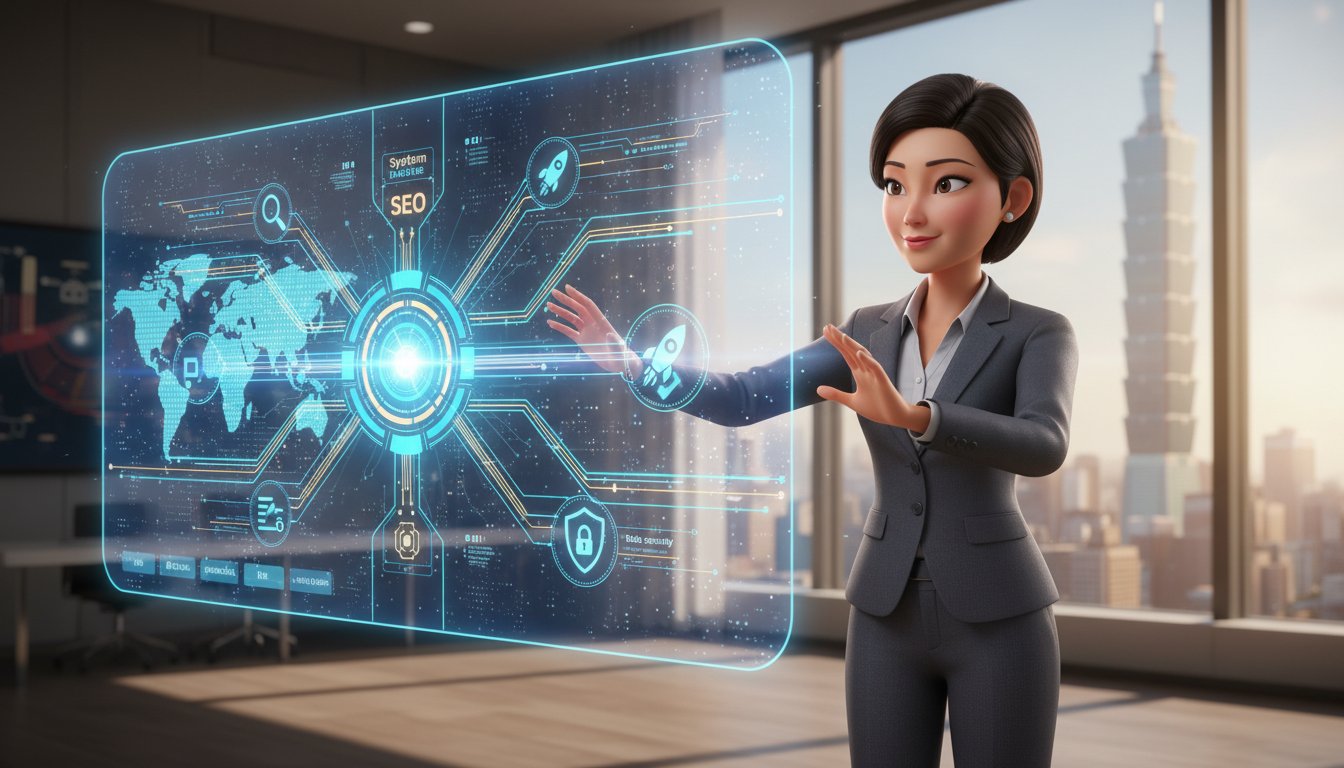 系統網站建置全攻略：2026 年 B2B 企業如何打造高轉單率的數位開發系統？ - Hero Image