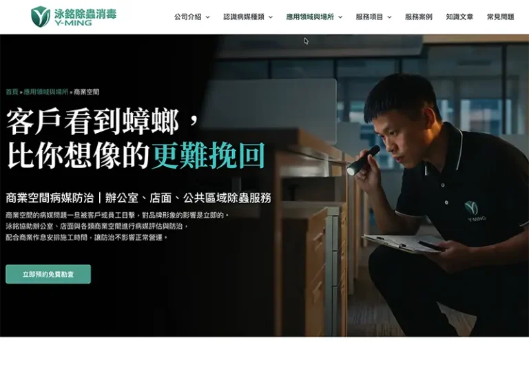 網站實際畫面 3
